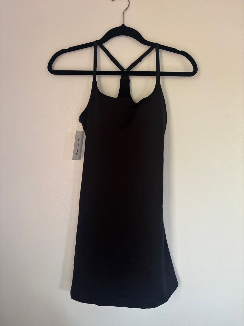 Outdoor Voices Black Tech Sweat Move Free Dress